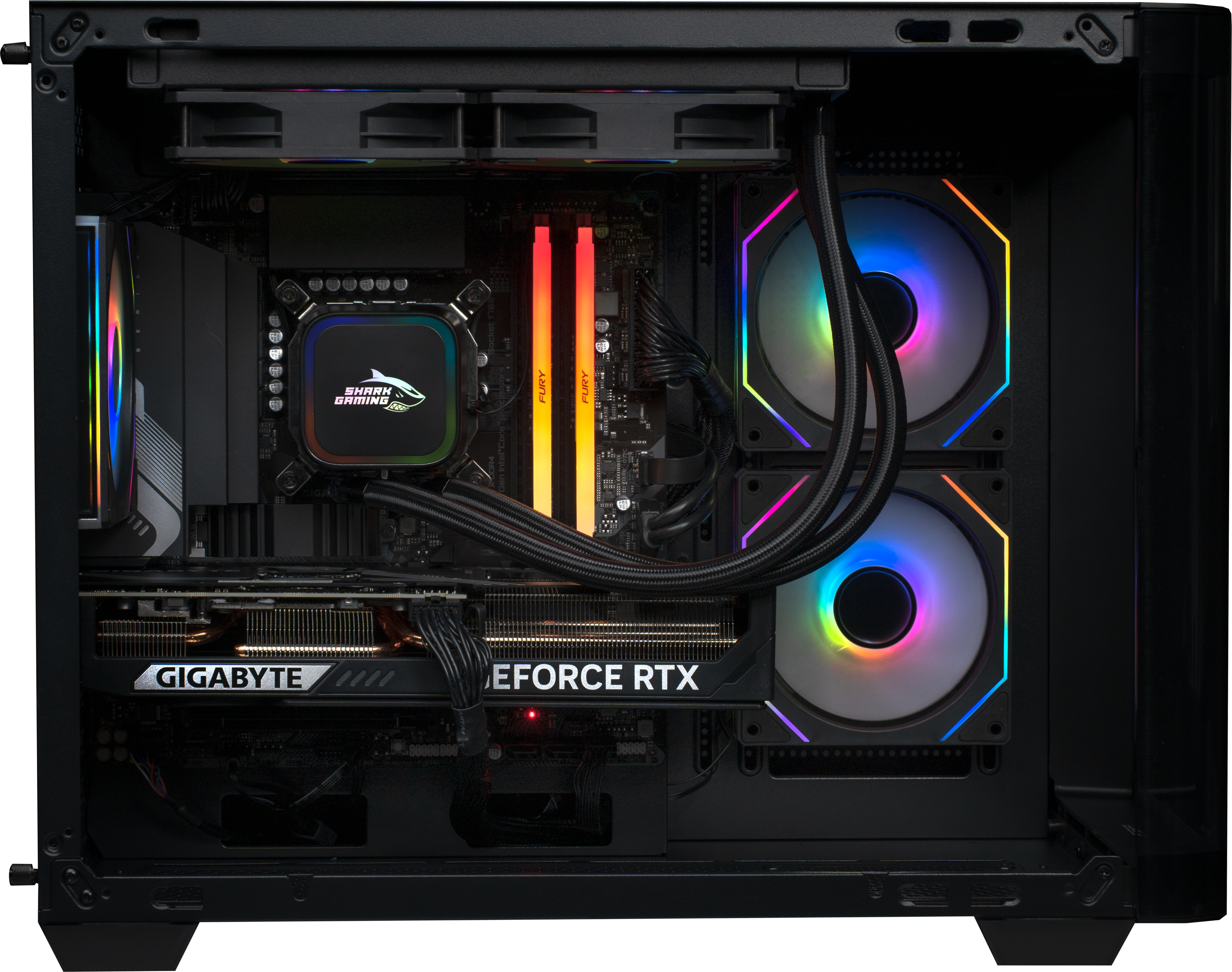 SHARKGAMING SGRGBMR500-22-9060XT PC (Ryzen5/16GB/1024 GB SSD/RX9060XT 16GB/Win11H)