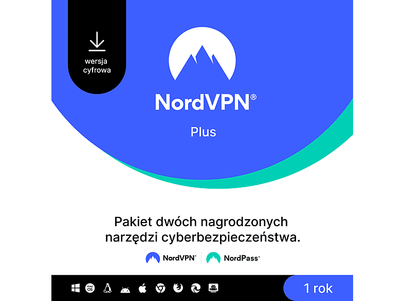 Kod aktywacyjny NORDVPN NordVPN Plus 1 rok