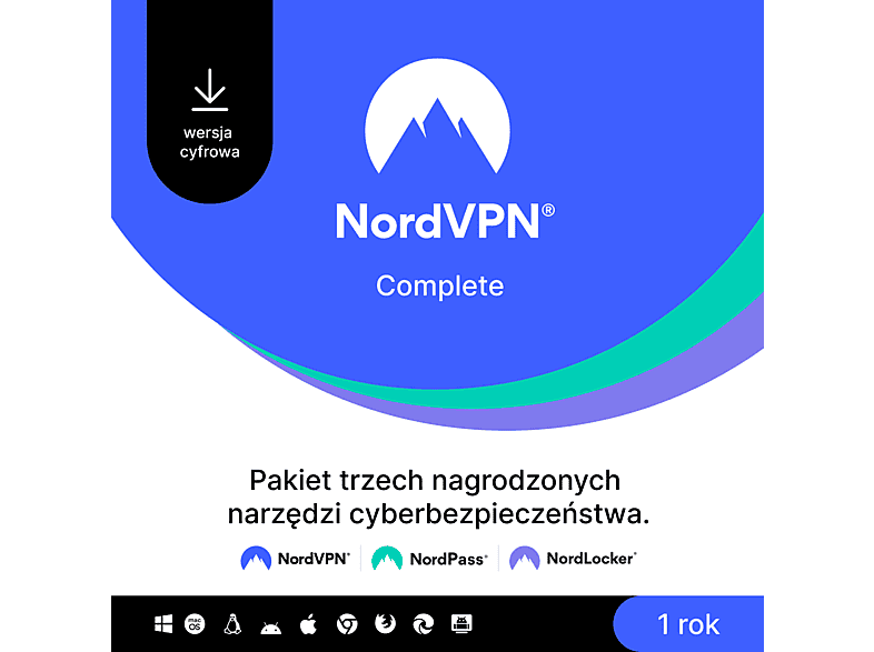 Kod aktywacyjny NORDVPN Complete 1 rok