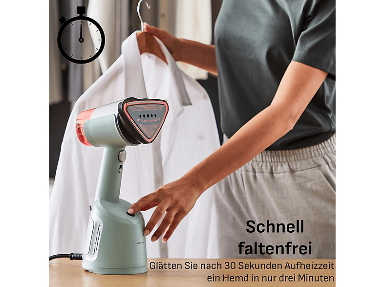 TEFAL DT9814 AeroSteam mit Ansaugfunktion, Dampfglätter 1400 Watt