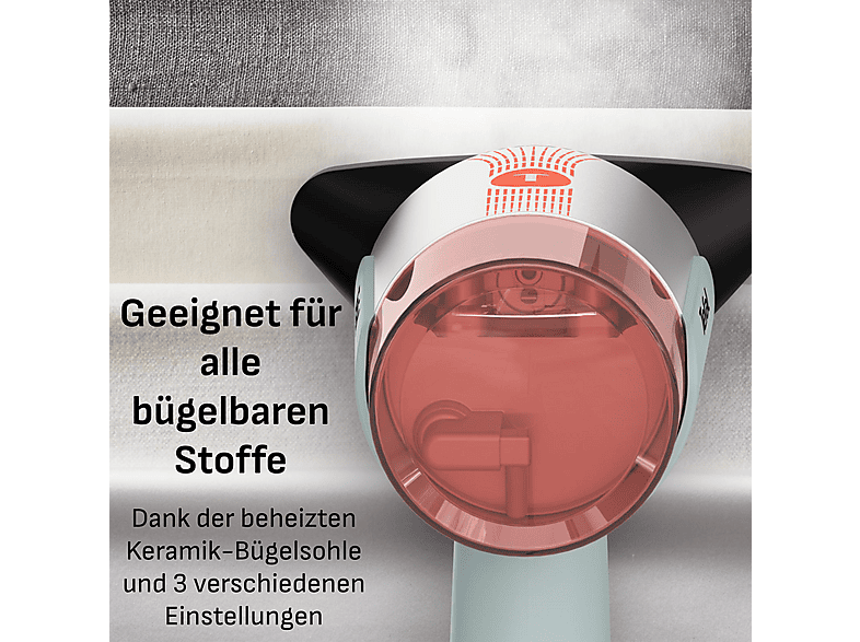 TEFAL DT9814 AeroSteam mit Ansaugfunktion, Dampfglätter 1400 Watt