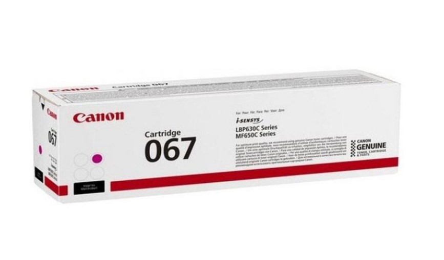 Canon 067 toner kartuşu, i-SENSYS LBP630C/MF650C serisi, magenta.