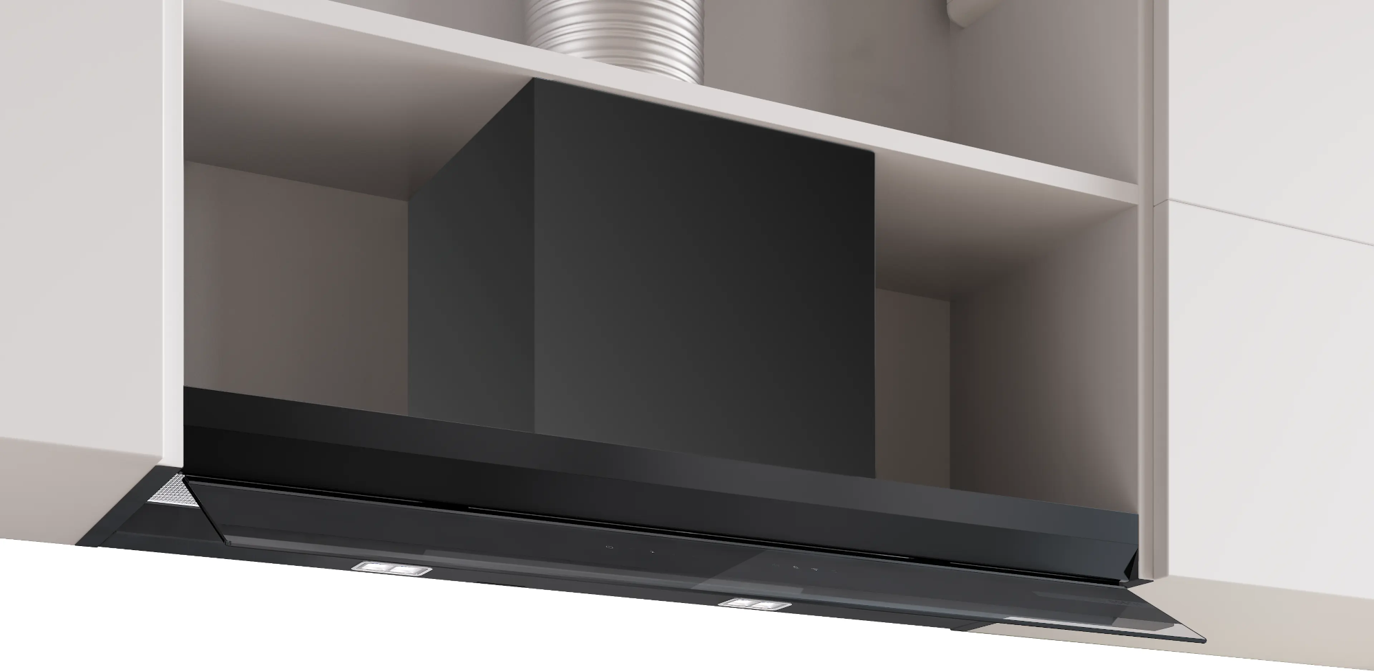 BOSCH DBB97DP60 Beépíthető páraelszívó 90cm, Serie6, Home Connect & Hob-Hood Control, Fekete