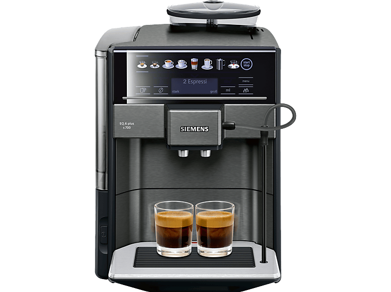 SIEMENS TE657509DE EQ6 plus s700 Kaffeevollautomat Schwarz