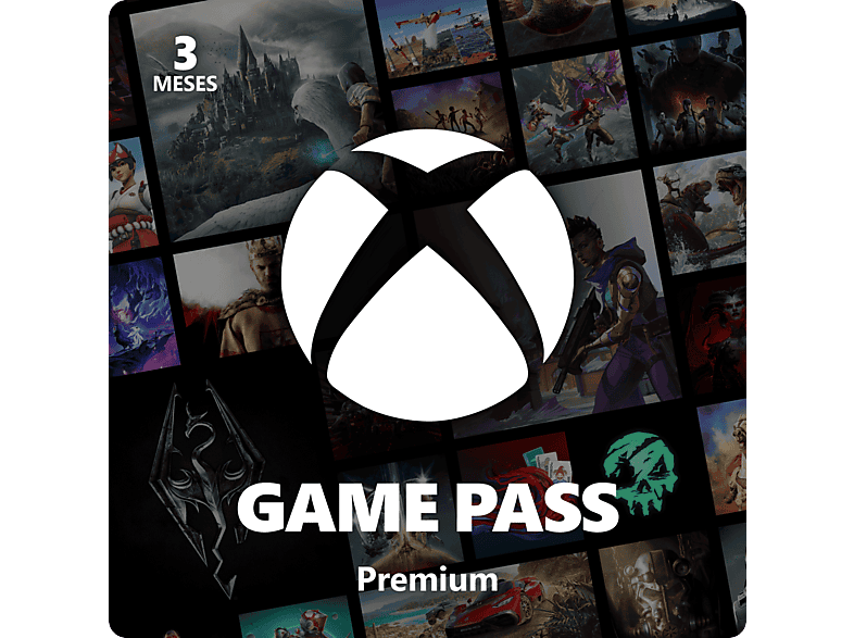 Xbox Game Pass Premium, 3 Meses, Para Series X S, One, PC, Android, iOS, Smart TV, Fire TV Stick, Meta Quest (Código de descarga)