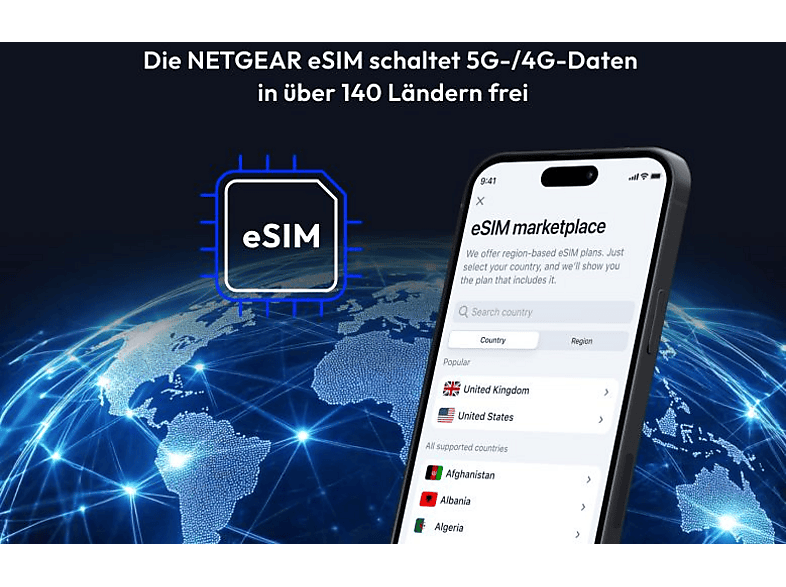 NETGEAR Nighthawk 5G M7 Mobile WiFi 7 Hotspot Router mit eSIM, Schwarz — Foto 2 von 5