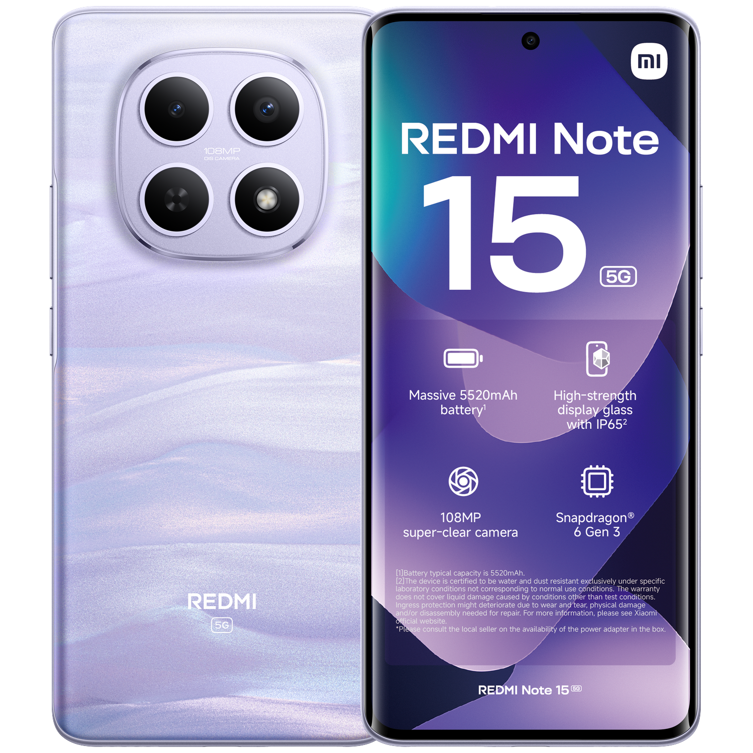Xiaomi Redmi Note 15 5g - 6gb/128gb Paars 128 Gb afbeelding