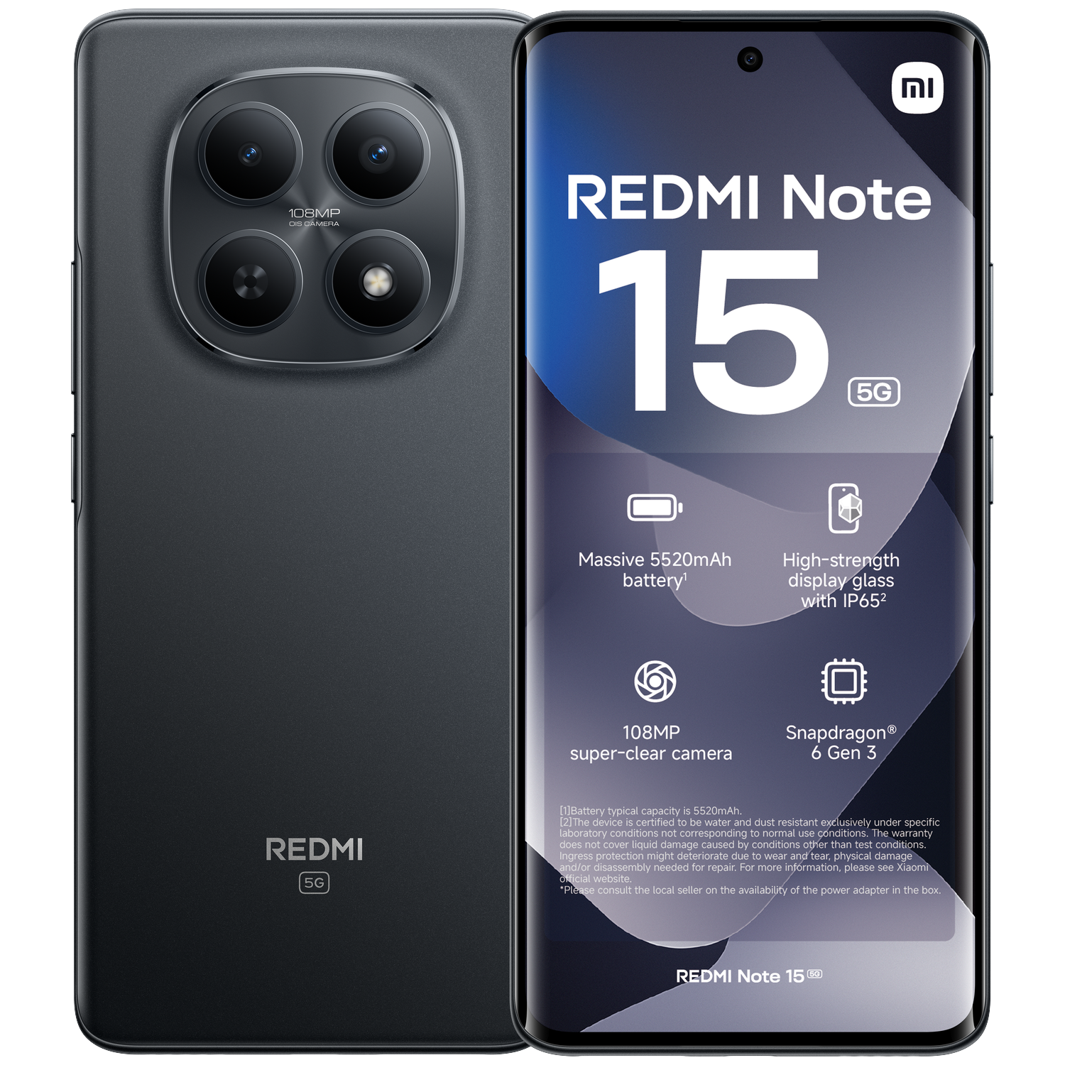 Xiaomi Redmi Note 15 5g - 8gb/256gb Zwart 256 Gb