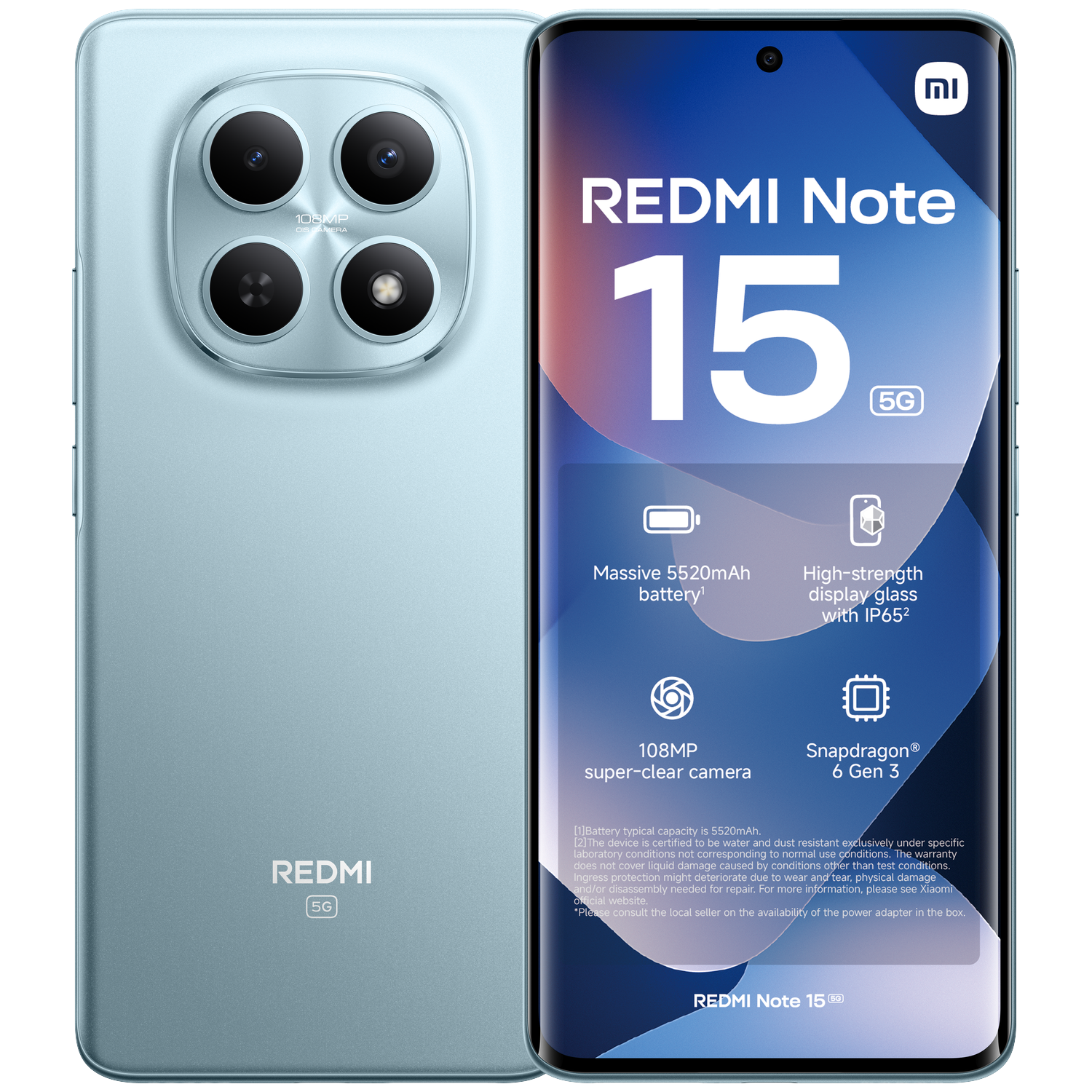 Xiaomi Redmi Note 15 5g - 8gb/256gb Blauw 256 Gb afbeelding