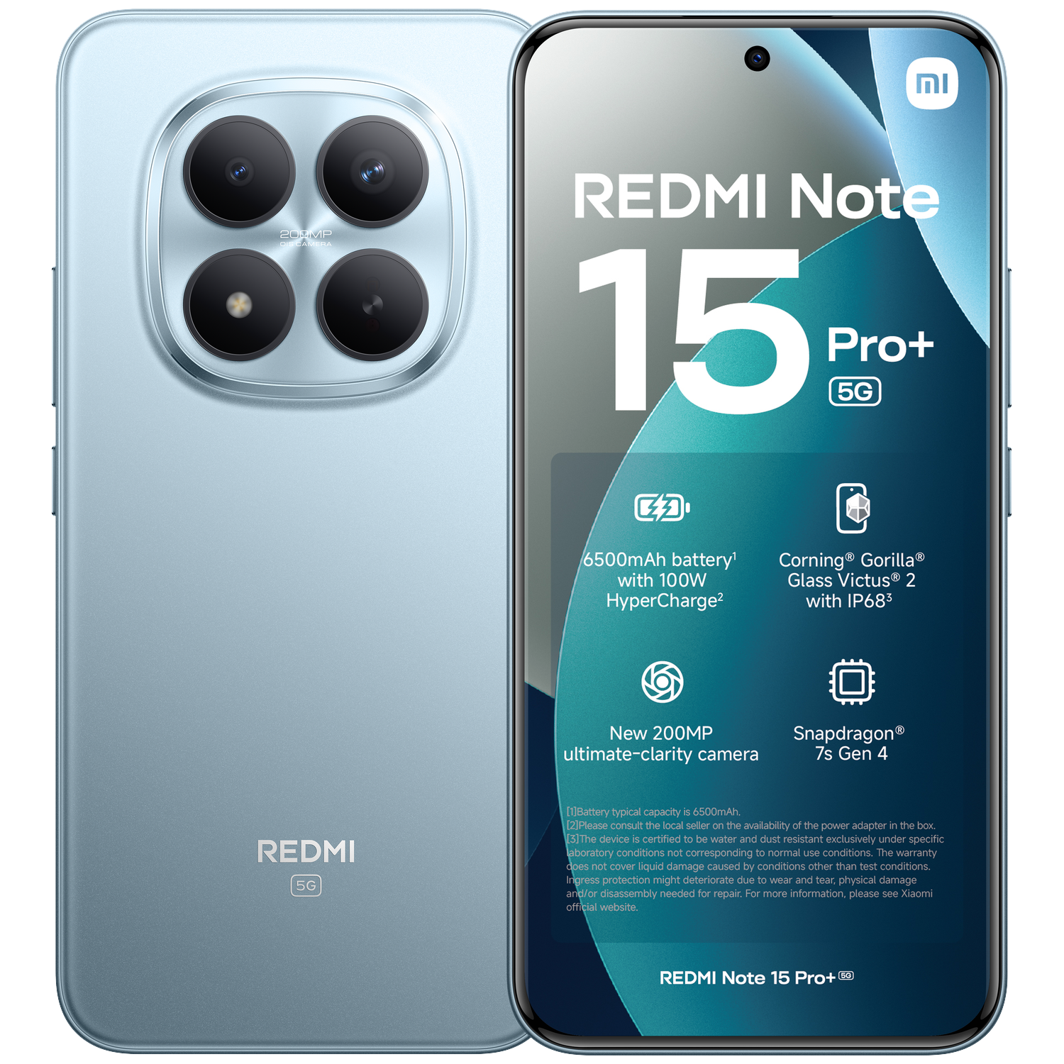 Xiaomi Redmi Note 15 Pro+ 5g 12gb/512gb Blu - 512 Gb Blauw afbeelding