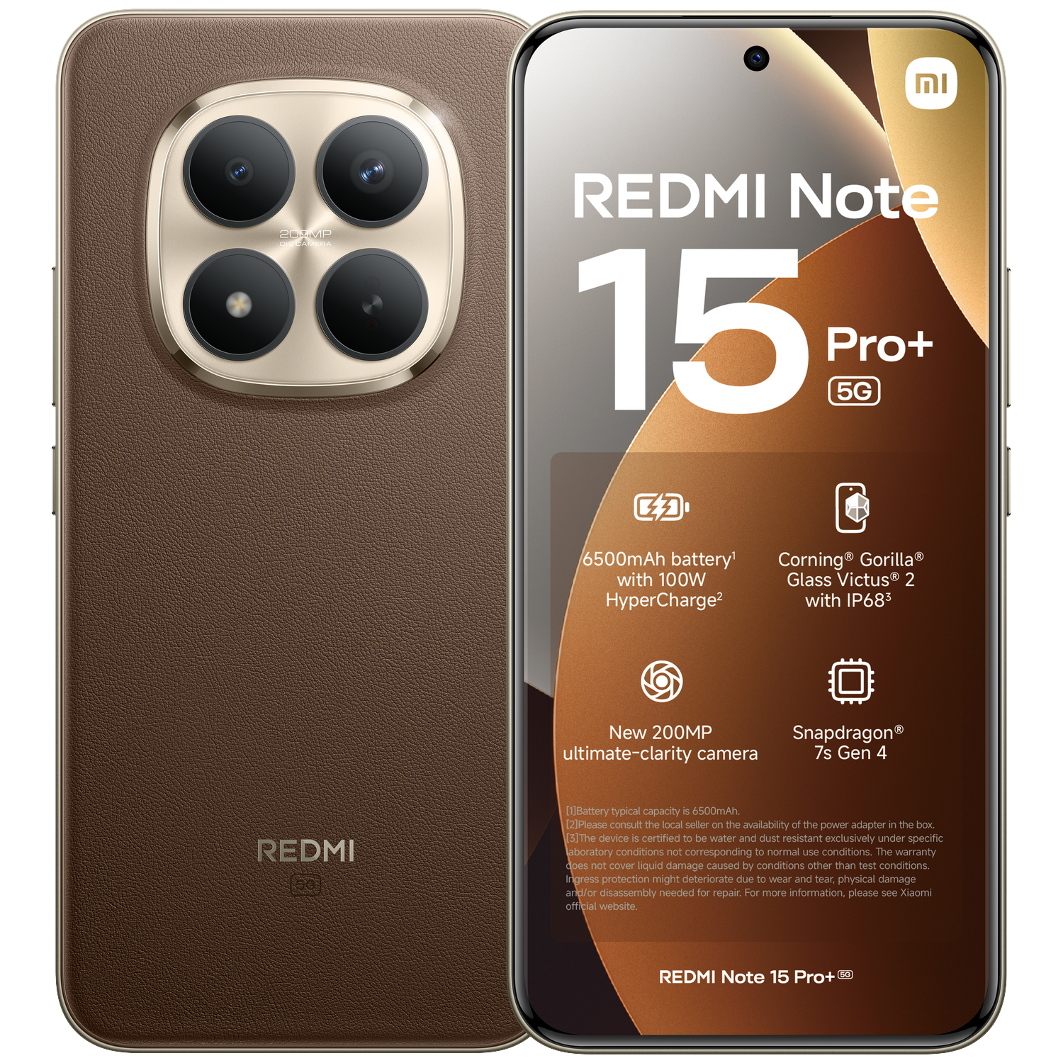 Xiaomi Redmi Note 15 Pro+ 5g 12gb/512gb Brn - 512 Gb Bruin afbeelding