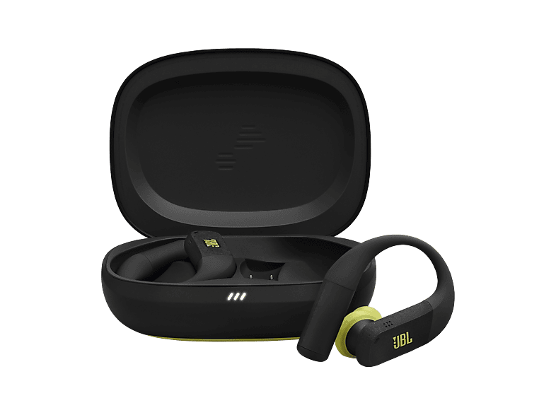 Auriculares deportivos - JBL Endurance Peak 4, Intraurales, Bluetooth, 48h Autonomía, 6 Micrófonos, Cancelación de Ruido Adaptativa, Negro/Lima