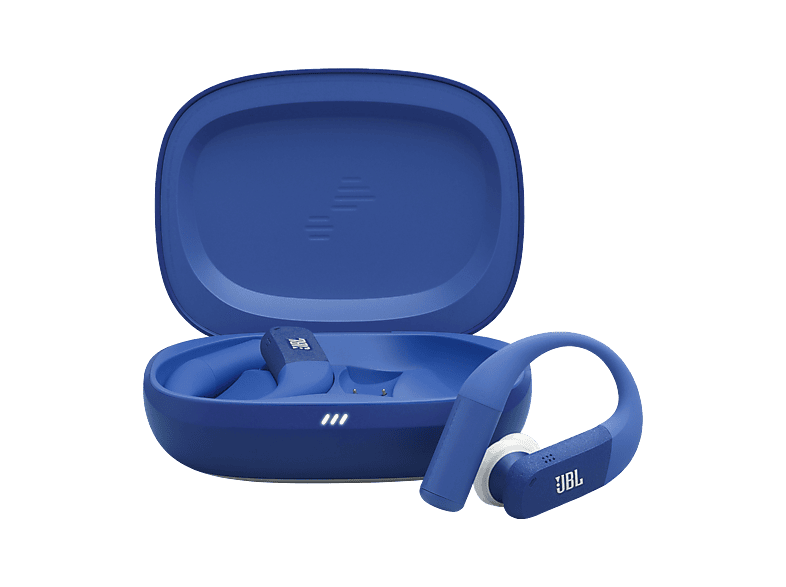 Auriculares deportivos - JBL Endurance Peak 4, Intraurales, Bluetooth, 48h Autonomía, 6 Micrófonos, Cancelación de Ruido Adaptativa, Azul