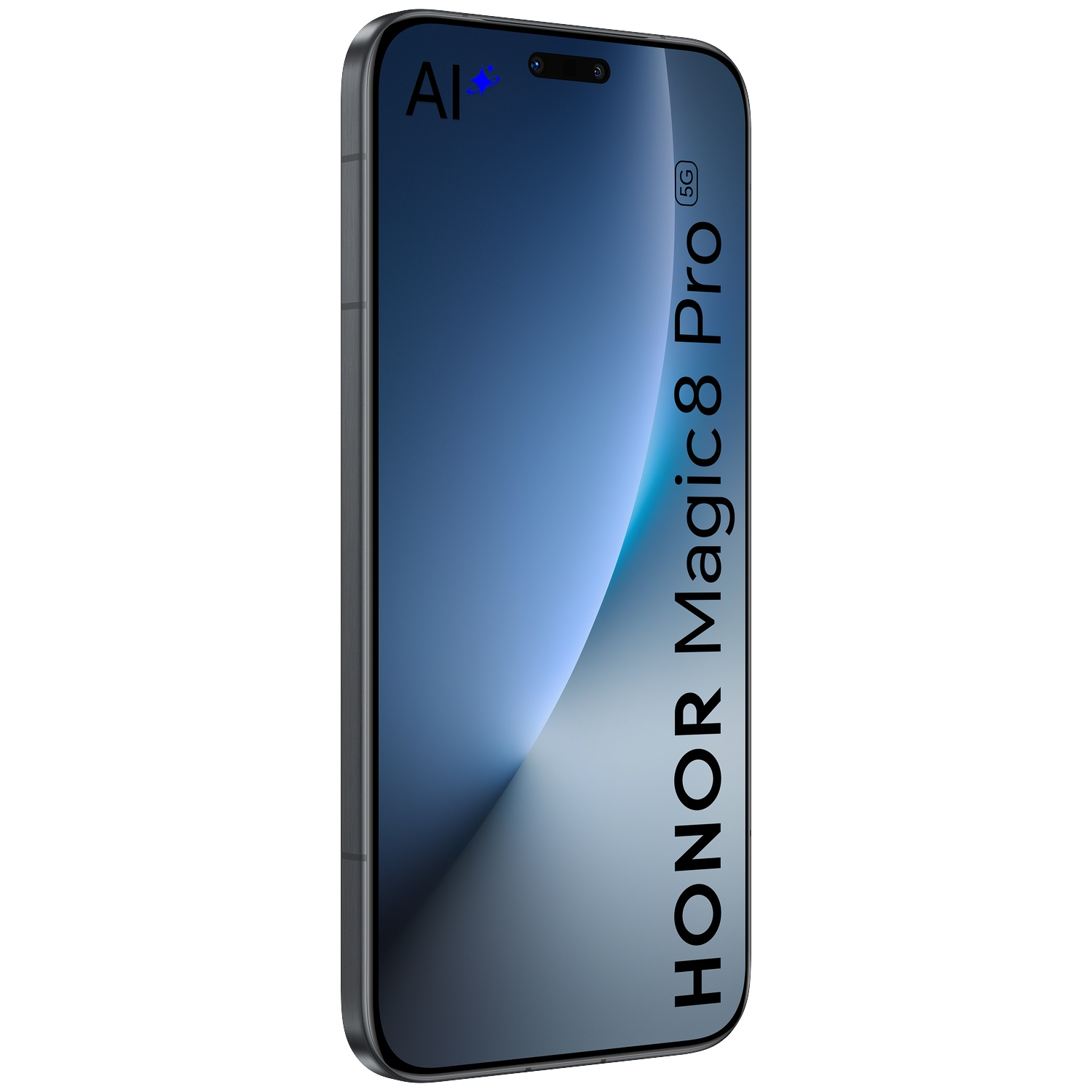 A black smartphone displaying "HONOR Magic 8 Pro 5G" text.