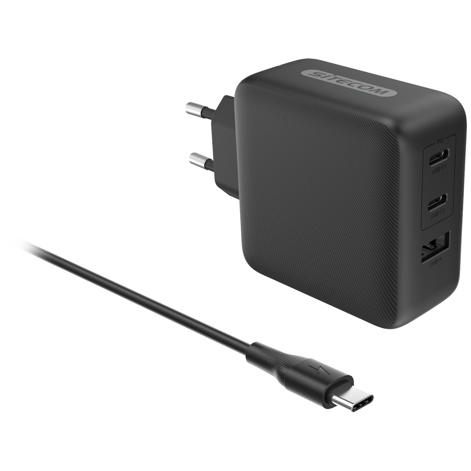 Sitecom Es - 100w Wandlader + 1.5m Kabel Oplader