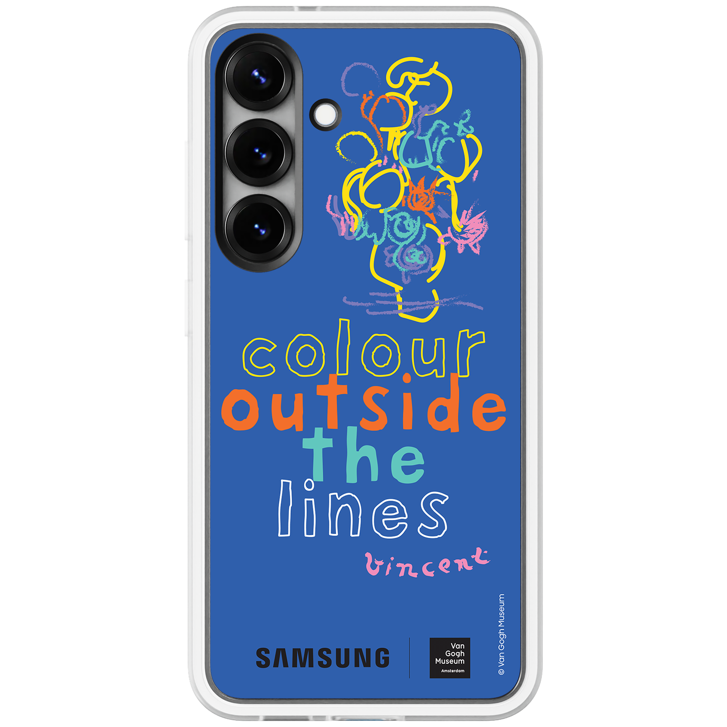 Samsung Flipsuit Card Boom Van Gogh Telefoonhoesje Voor Galaxy S25 Groen