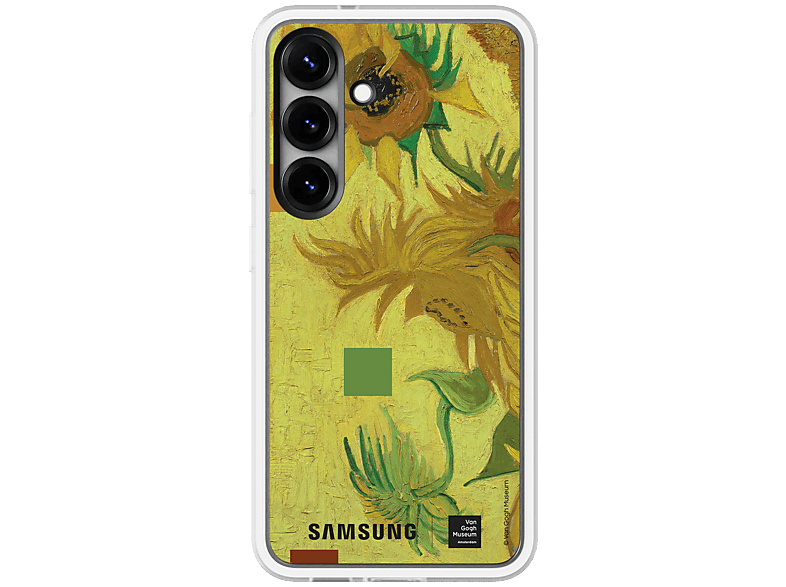 Samsung Flip Bloem Van Gogh Telefoonhoesje Voor Samsung Galaxy S25 Geel afbeelding