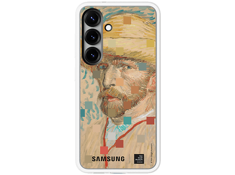 Samsung Flips Gezicht Van Gogh Telefoonhoesje Voor Samsung Galaxy S25 Bruin afbeelding