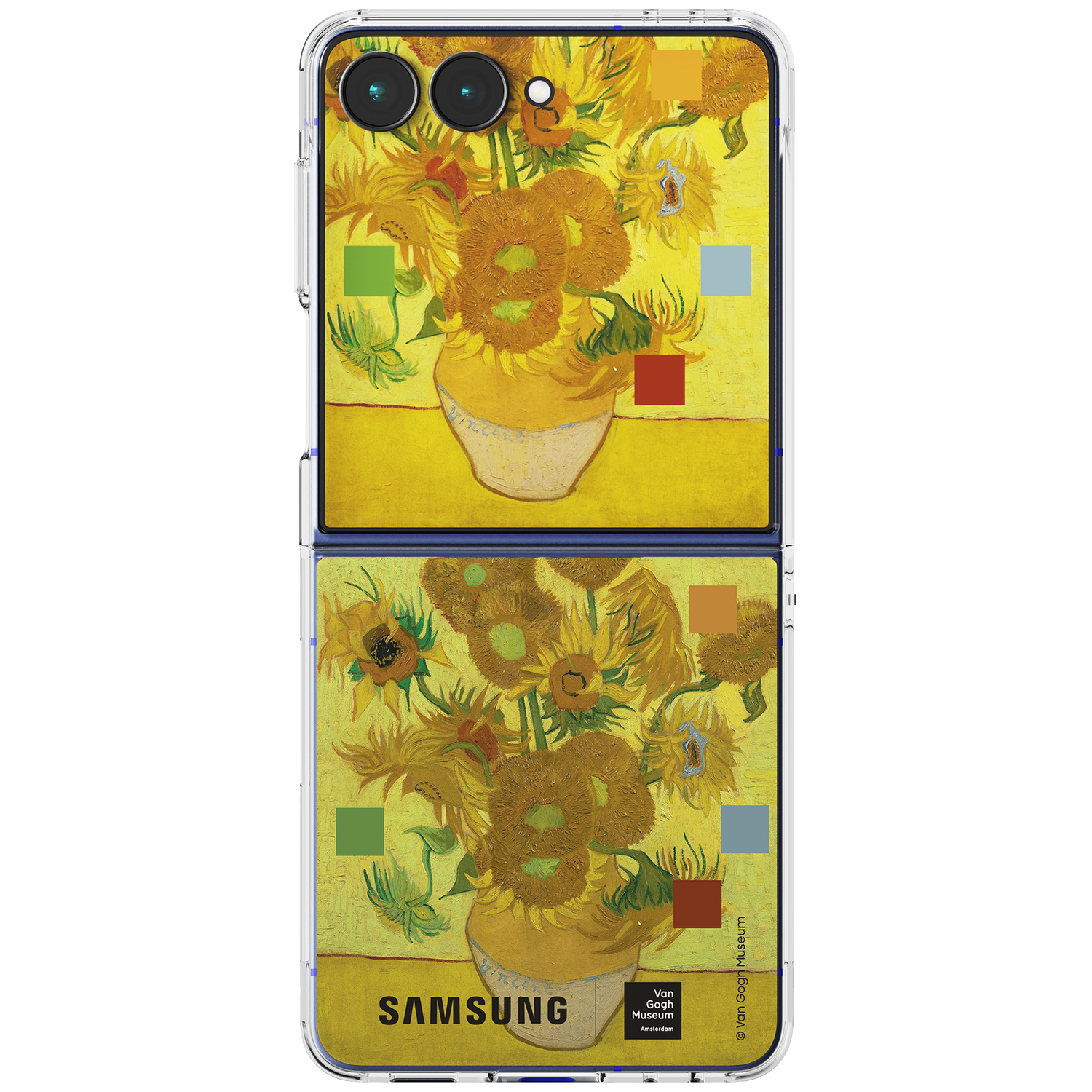 Samsung Flipsuit Bloem Van Gogh Telefoonhoesje Voor Galaxy Z Flip7 Groen