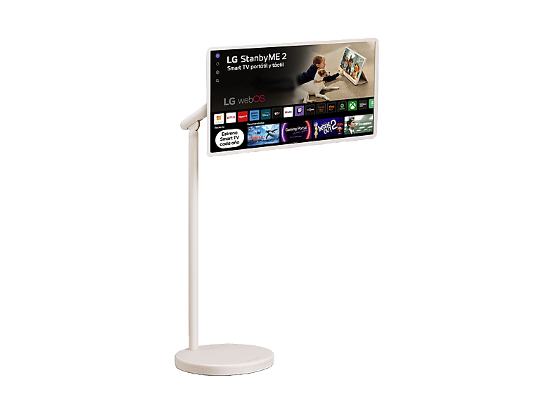 LG StanbyMe 27LX6TDGA, QHD, Procesador Inteligente α8 con IA, Smart TV, Beige
