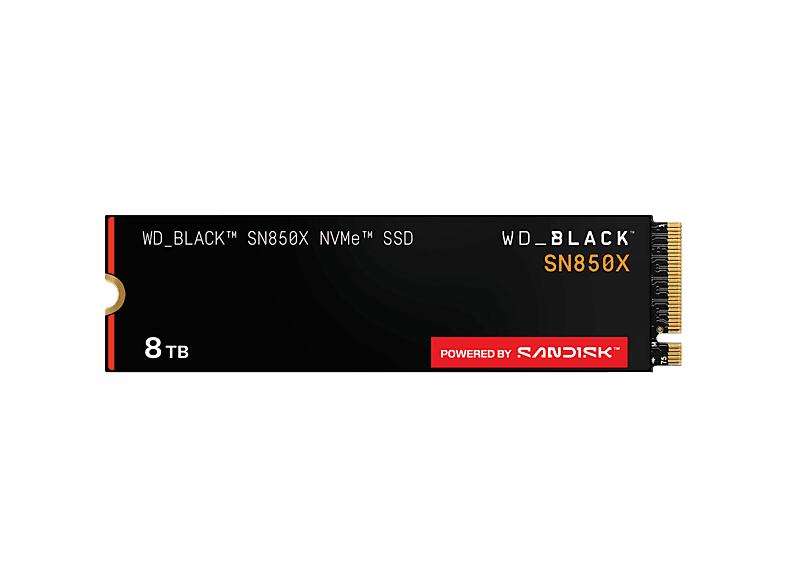 Western Digital WD_BLACK SN850X 8TB NVMe Internal SSD