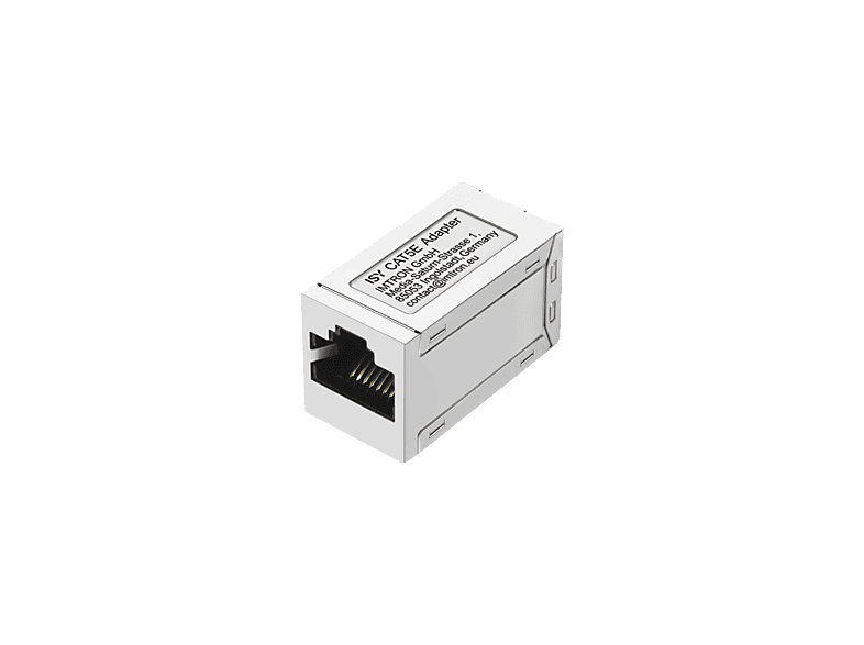 Adaptador - ISY IPC-1008, Cat-5e, RJ-45/RJ-45, 1 Gbps, Blanco
