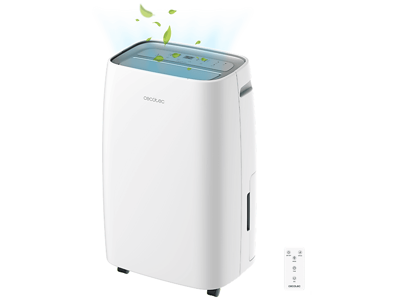 Deshumidificador - Cecotec BigDry 10000 Expert Connected, 30 L/día, Depósito extraíble 6 L, Control WiFi, Secado de ropa, Temporizador 24 h, Blanco