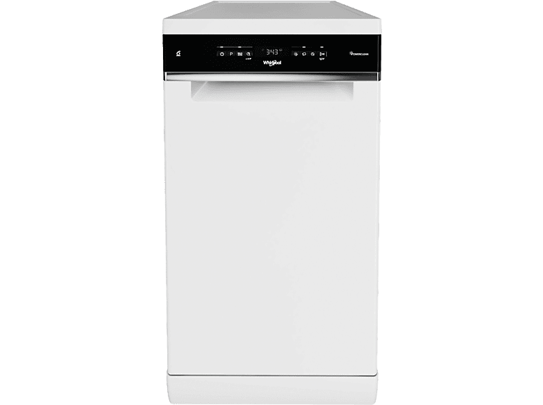 Zmywarka WHIRLPOOL WSFO 3O23 PF PowerClean Pro Technologia 6. Zmysł 45cm Biała