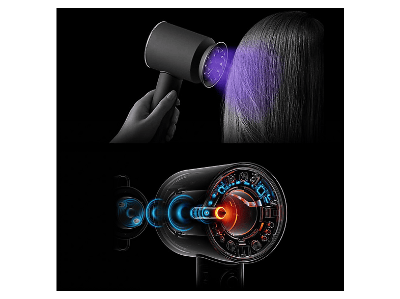 Dyson HD16 Supersonic™ nural Haartrockner Samtrot & Gold (1600 Watt) — Foto 5 von 5
