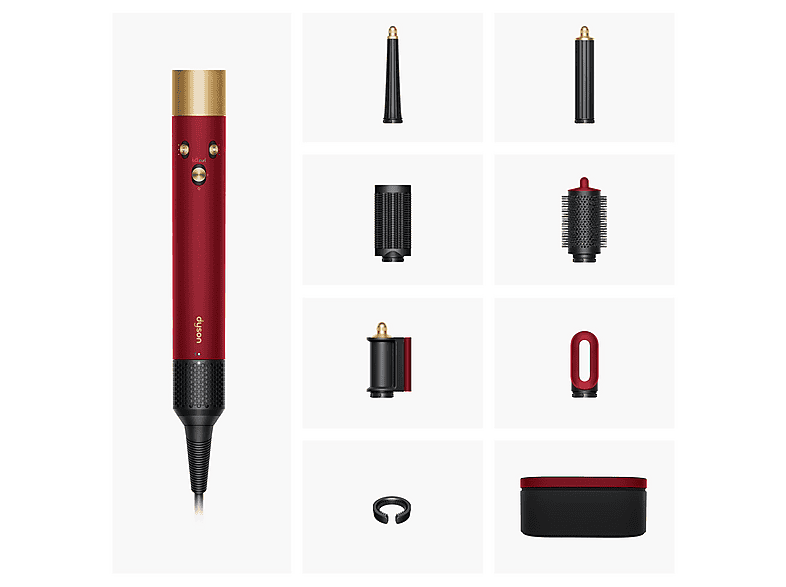 Dyson Airwrap i.d.™ Multi-Haarstyler und -trockner mit Bluetooth® Technologie Samtrot & Gold, 1300 Watt, 6 Aufsätze — Foto 2 von 5