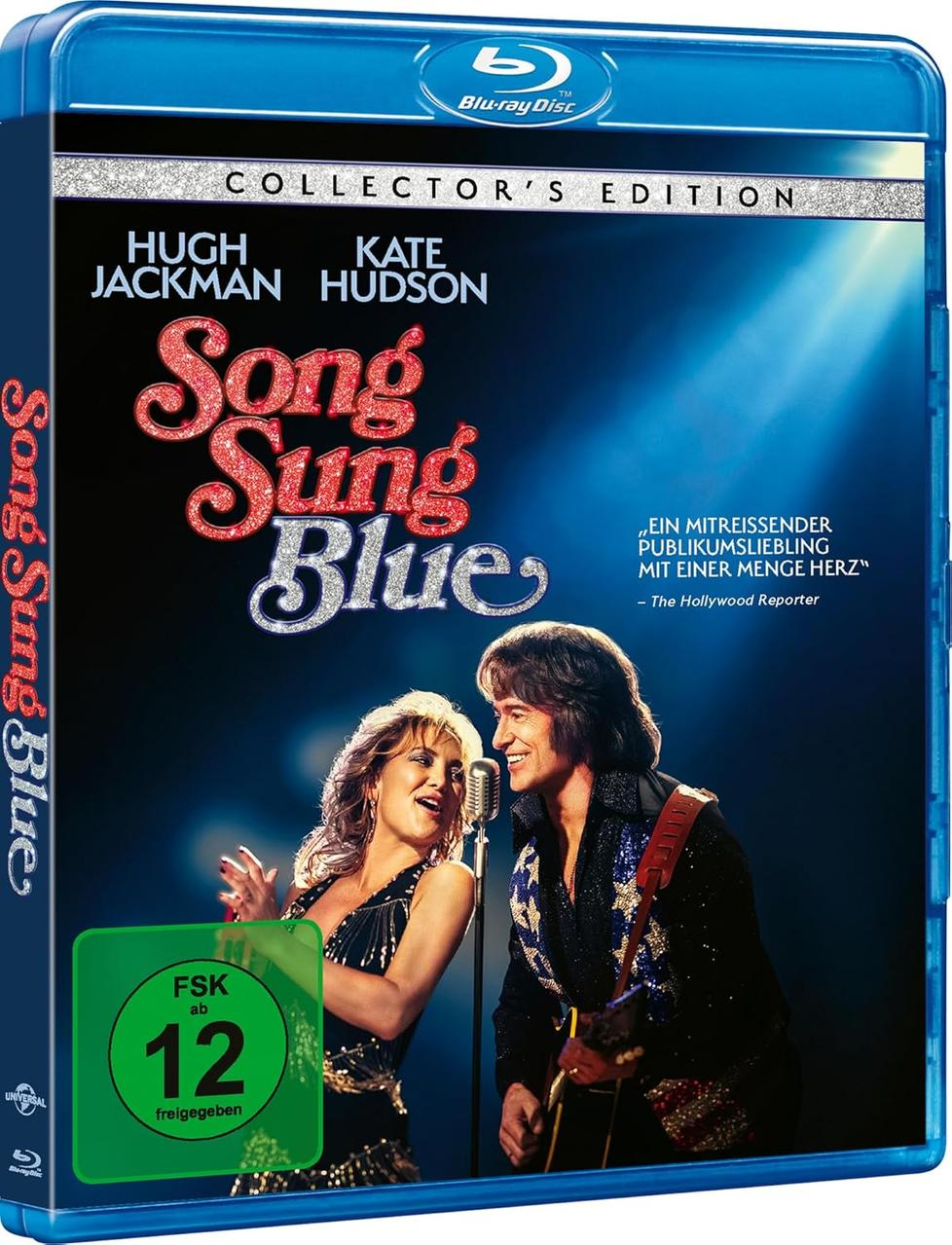Blu-ray Hülle: Hugh Jackman und Kate Hudson singen ins Mikrofon.
