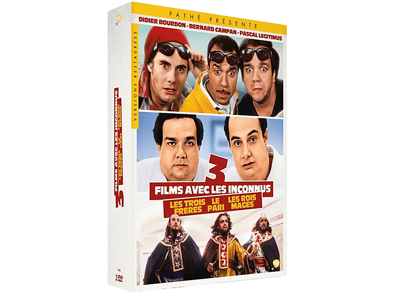 Pathe 3 Films Avec Les Inconnus DVD