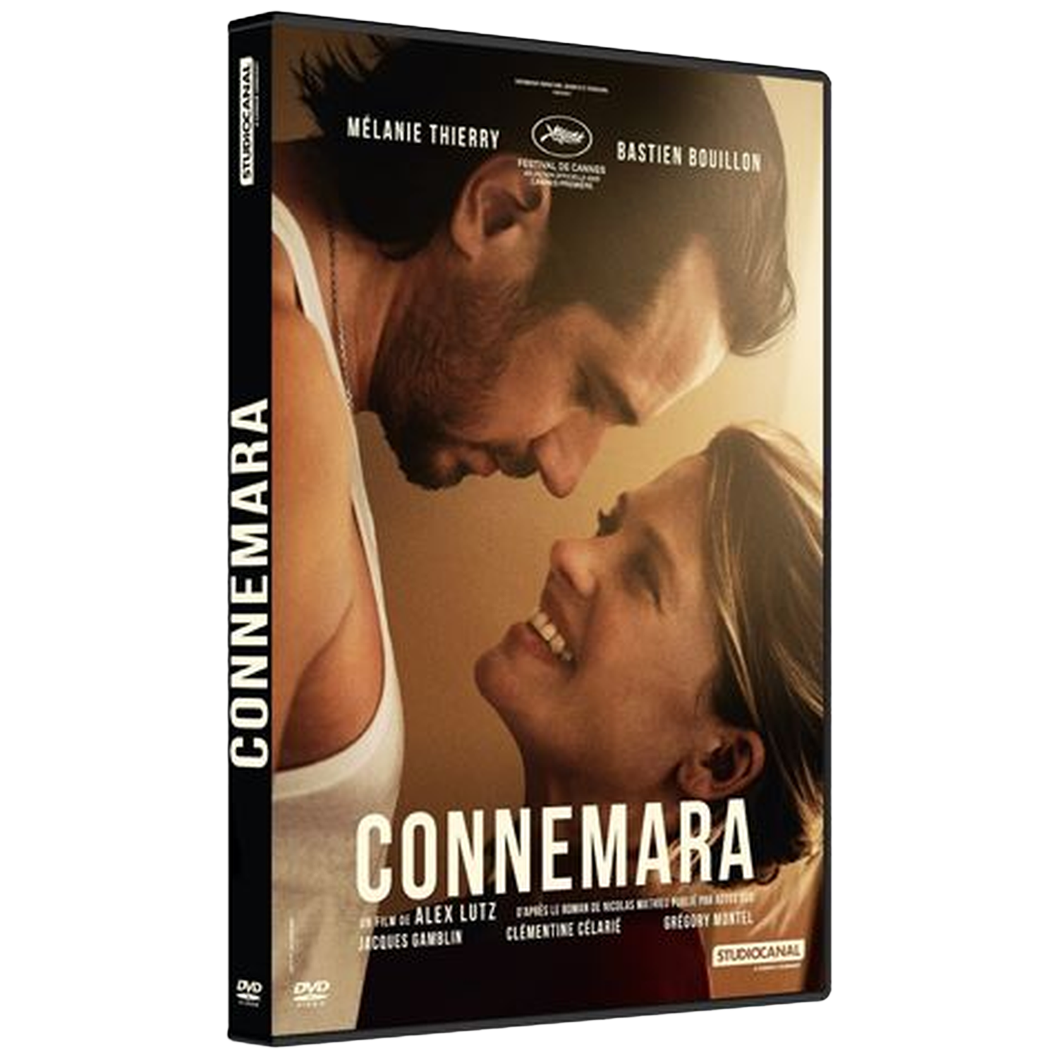 Jaquette DVD : gros plan d'un homme et d'une femme se regardant.