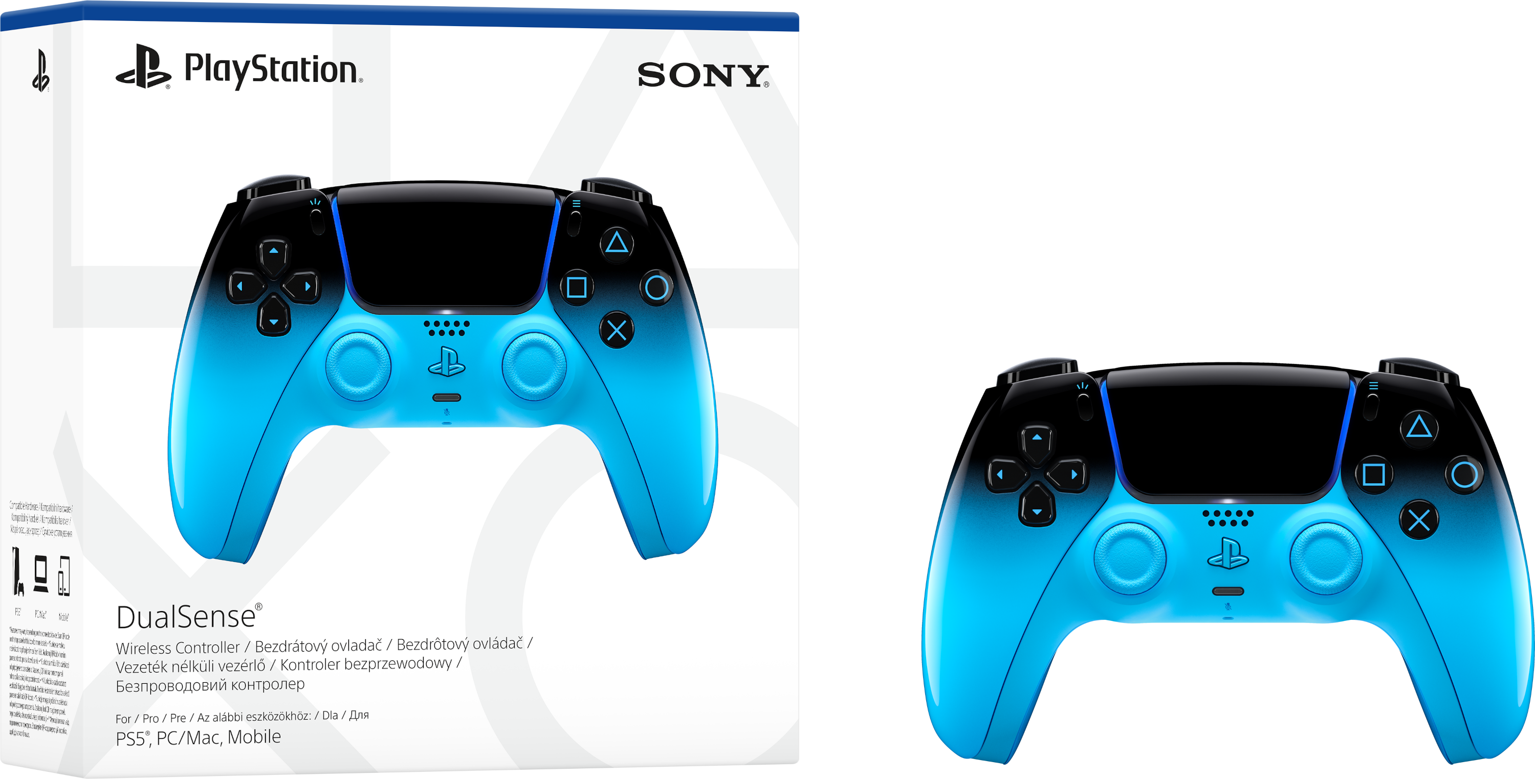 SONY PlayStation 5 DualSense vezeték nélküli kontroller (Rhythm Blue)