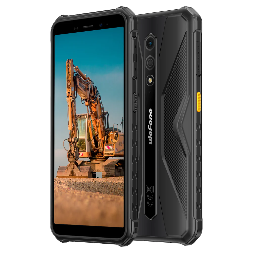 Robosztus telefon kotrógép képpel a képernyőn.