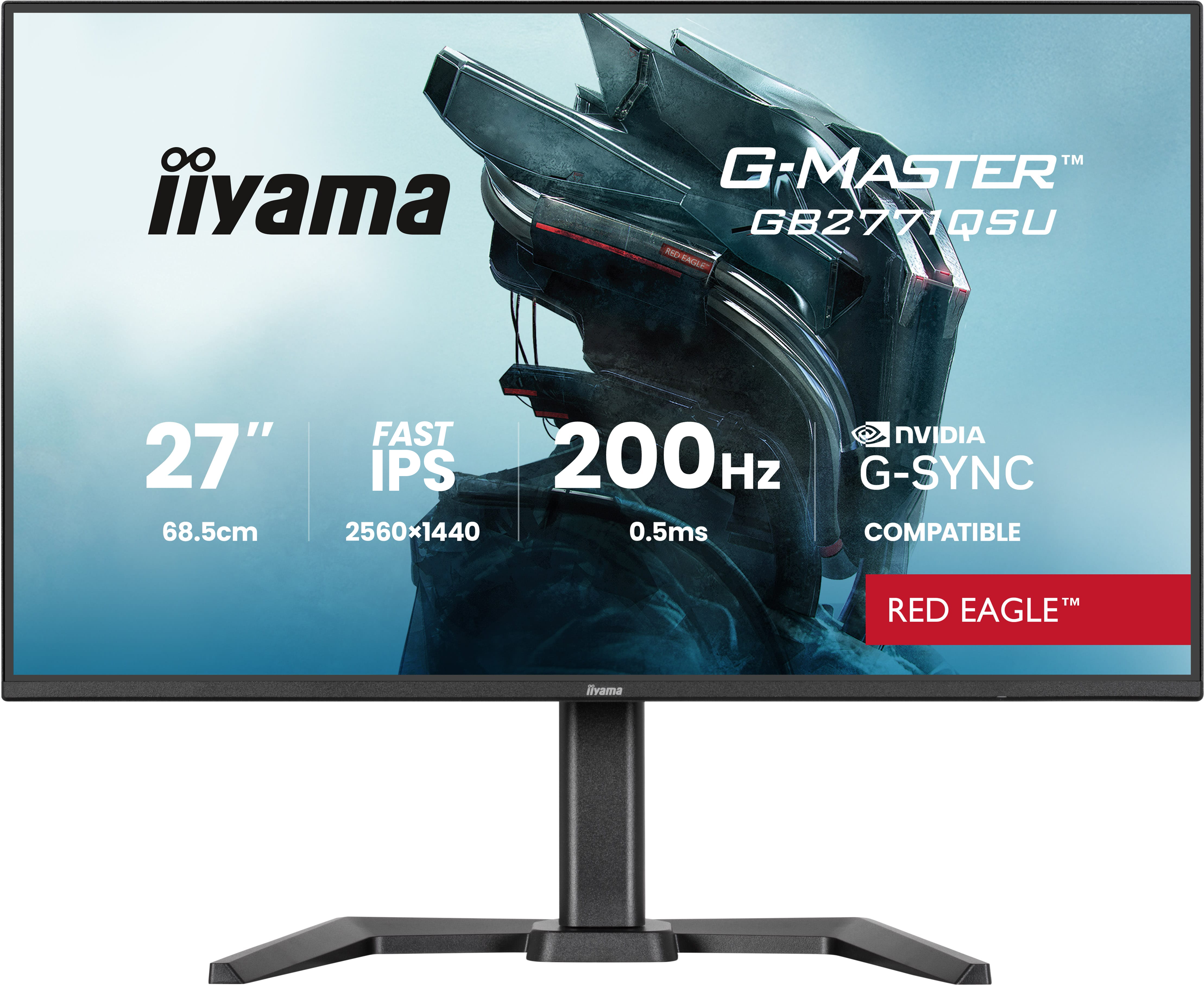 27-calowy monitor gamingowy Iiyama z 200Hz, IPS i G-Sync.