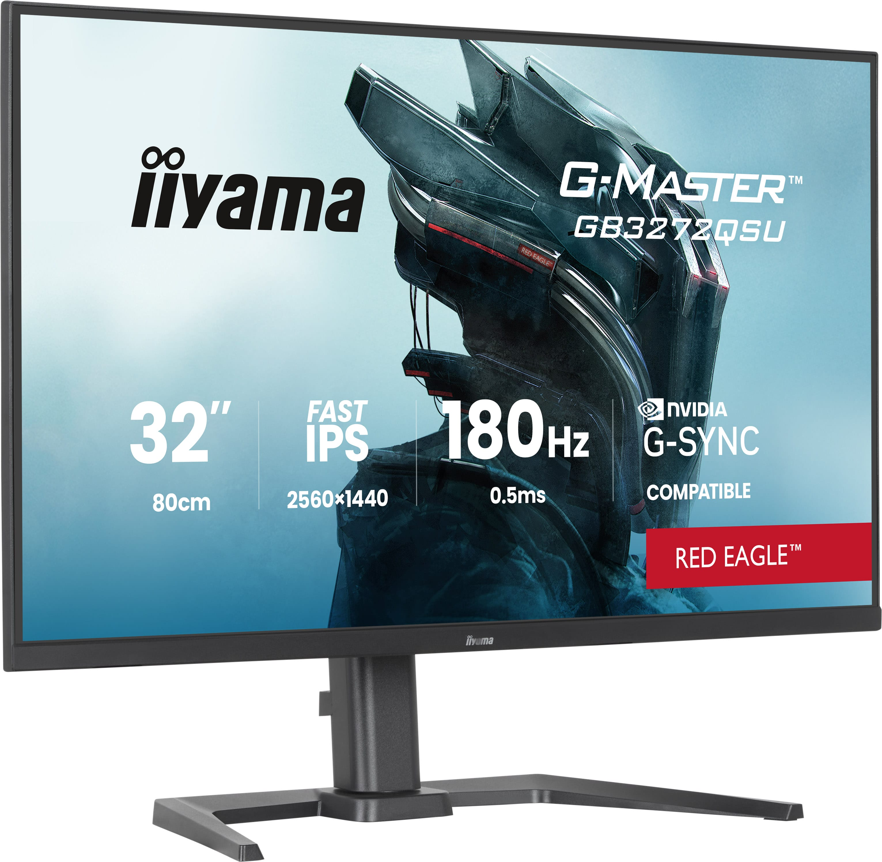 32-calowy monitor gamingowy iiyama G-MASTER 180Hz z G-SYNC.
