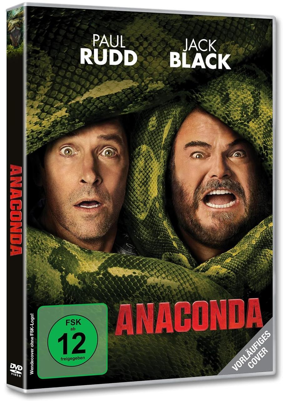 Paul Rudd und Jack Black werden von einer Schlange umschlungen. Filmplakat.