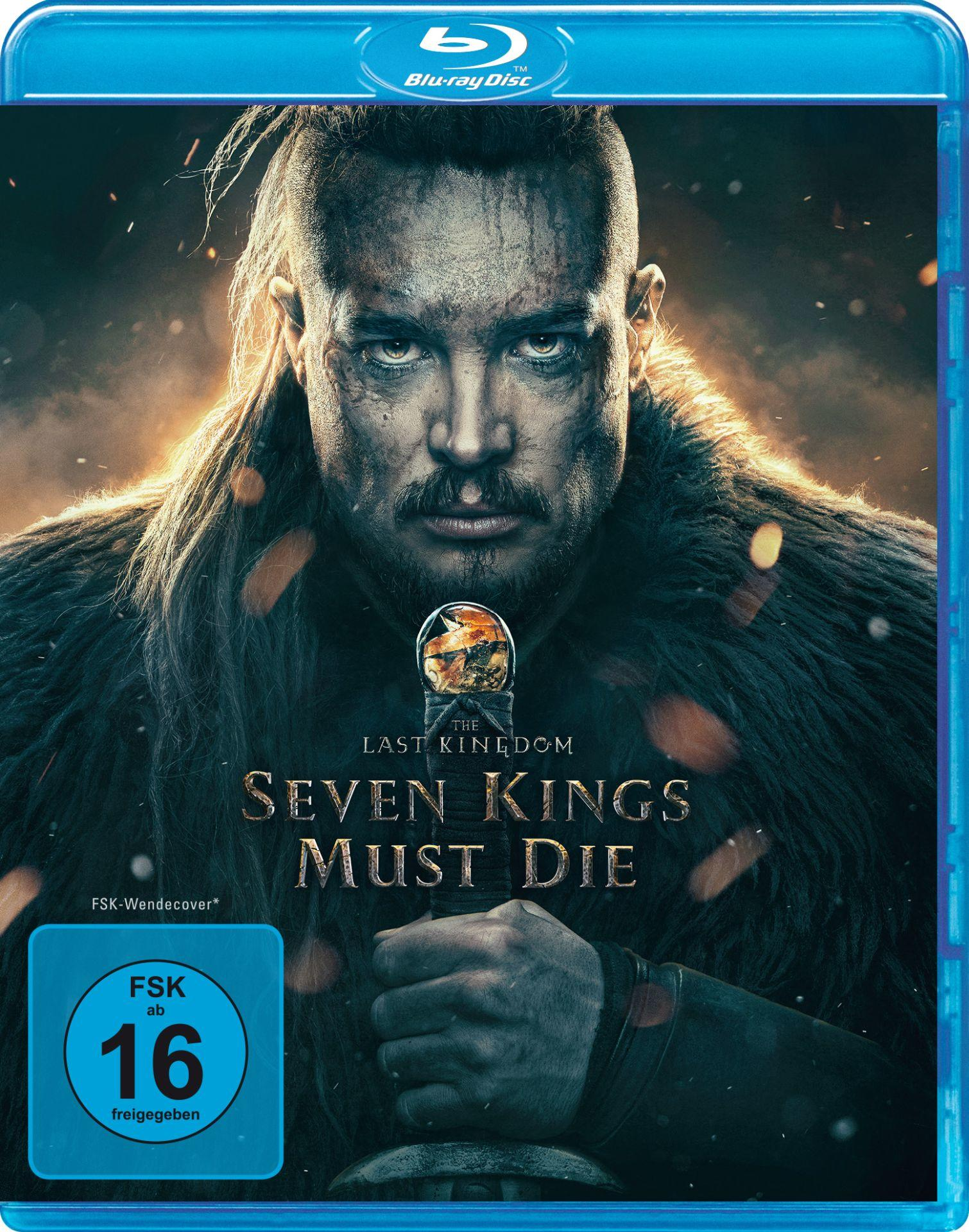 Mann mit Bart und langem Haar, Blu-ray-Cover von "The Last Kingdom: Seven Kings Must Die".