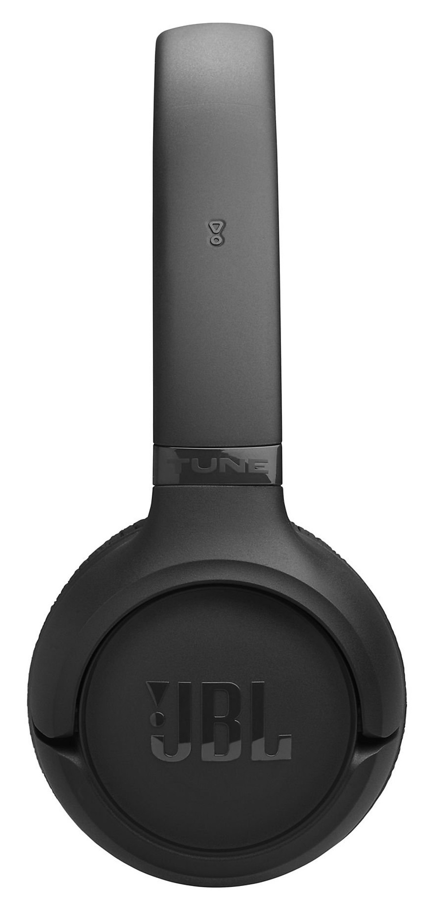 Czarne słuchawki z logo JBL i napisem TUNE.