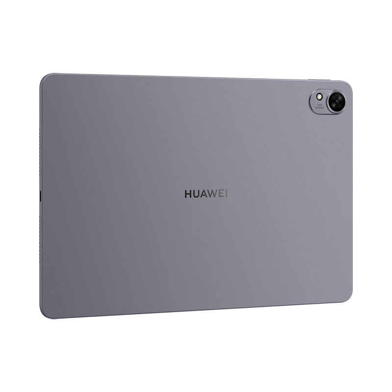 Tył szarego tabletu Huawei z widocznym aparatem 13MP.