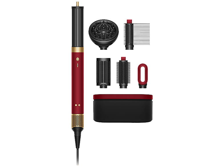 DYSON Airwrap Co-anda 2x Curly + Coily Red Velvet / Gold Multistyler ...