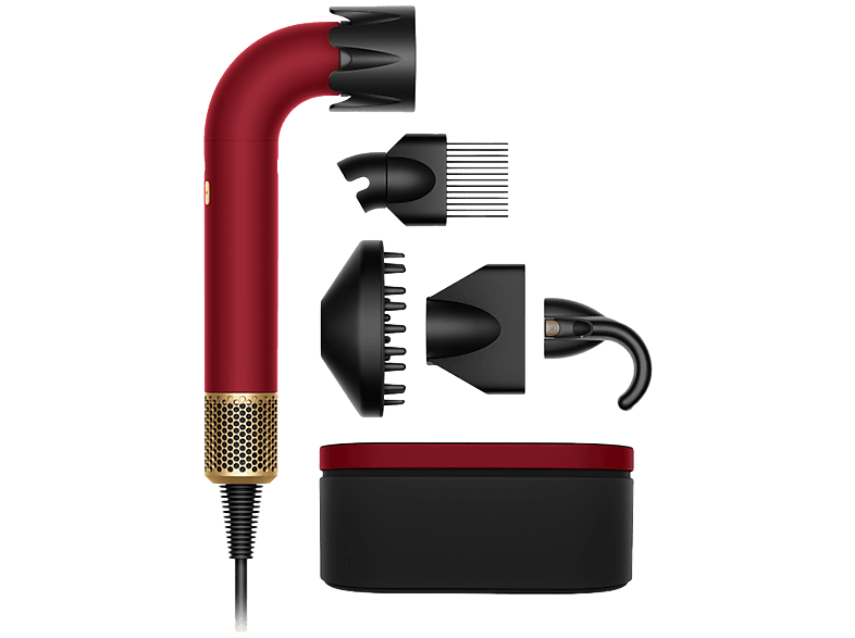 DYSON Supersonic R Curly + Coily Red Velvet / Gold Föhn Rood | MediaMarkt