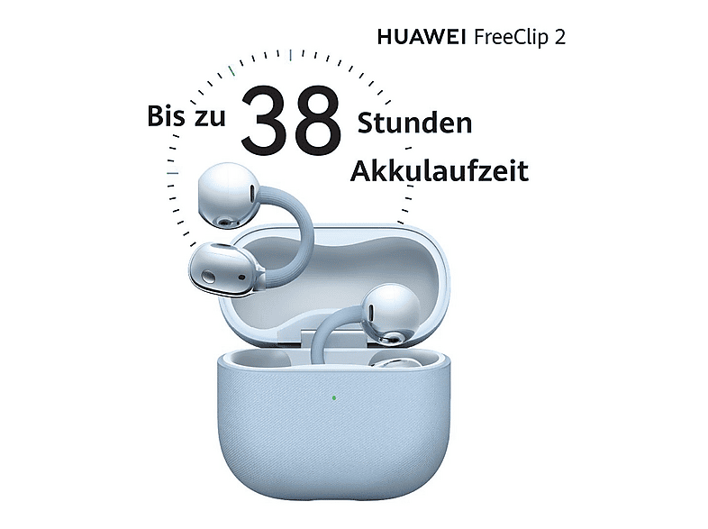 Thumbnail - HUAWEI FreeClip 2, Open-ear Kopfhörer Bluetooth Weiß