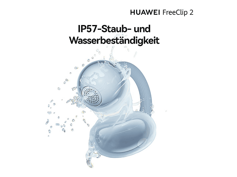 HUAWEI FreeClip 2, Open-ear Kopfhörer Bluetooth Blau