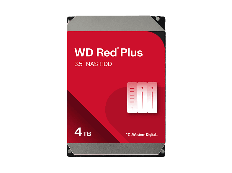 WD Red® Plus NAS Hard Drive Festplatte Rot}
