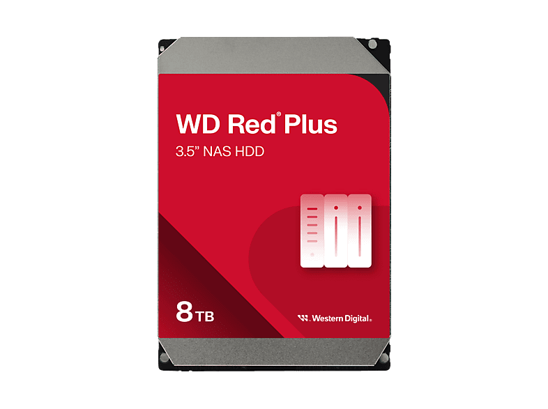 WD Red® Plus NAS Hard Drive Festplatte Rot}