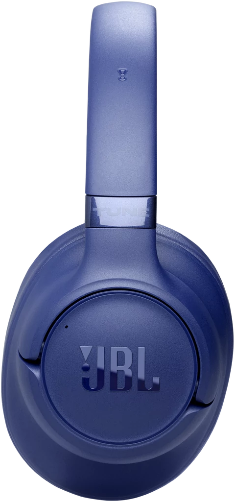 Kék JBL fejhallgató Tune felirattal és logóval.