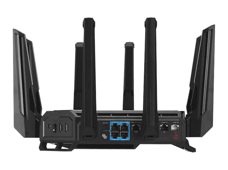 Asus Router GT-BE98  ROG Rapture WiFi 7 Backup WAN Porty 10G – zdjęcie 3