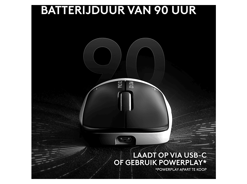 LOGITECH G PRO X2 SUPERSTRIKE LIGHTSPEED Gamingmuis Graphite
